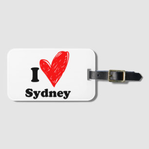 I Liebe Sydney Gepäckanhänger