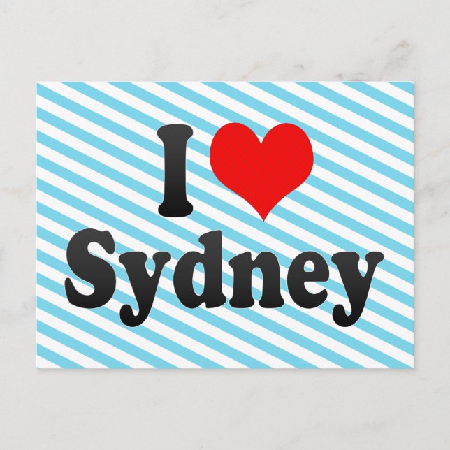 I Liebe Sydney Postkarte (Vorderseite)