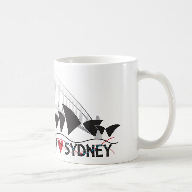 I Liebe-Sydney-Tasse Tasse (Rechts)
