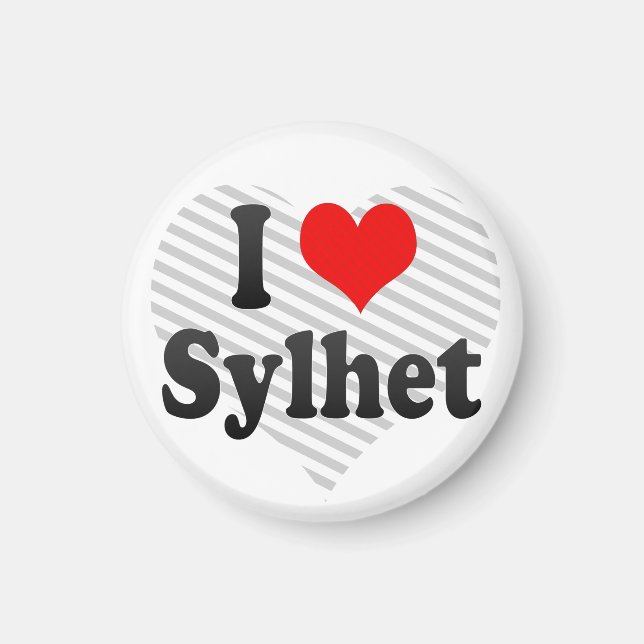 I Liebe Sylhet, Bangladesch Magnet (Vorne)