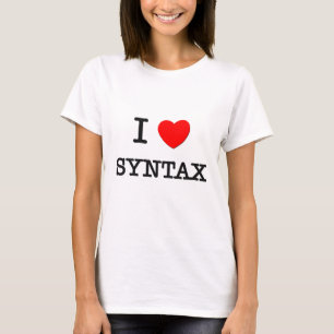 I Liebe-Syntax T-Shirt