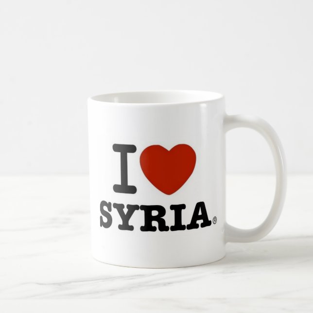 I Liebe Syrien Kaffeetasse (Rechts)