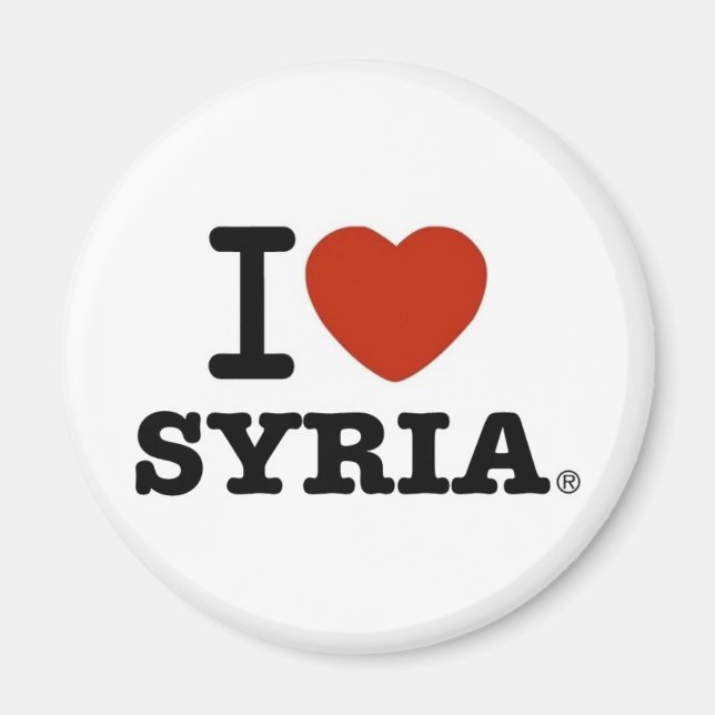 I Liebe Syrien Magnet (Vorne)