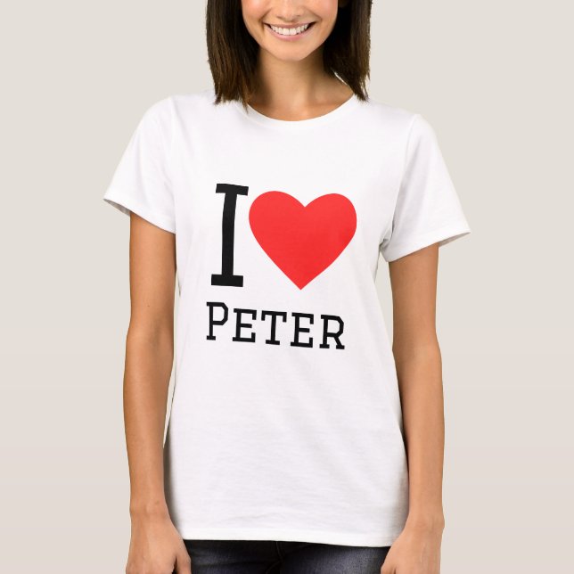 I LIEBE T-Shirt (Vorderseite)
