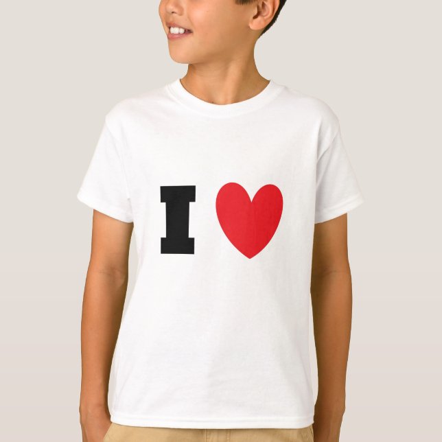 I Liebe _ T-Shirt (Vorderseite)