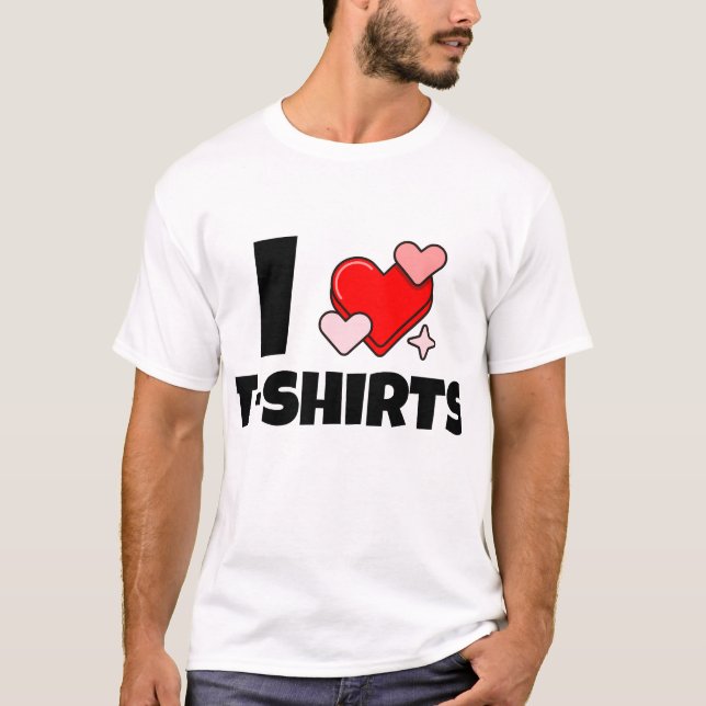 I LIEBE T - SHIRT (Vorderseite)