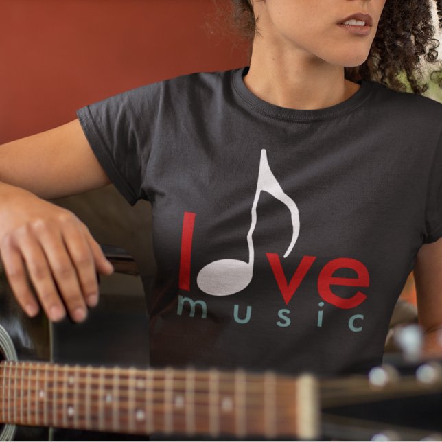 I LIEBE T-Shirt (love music)