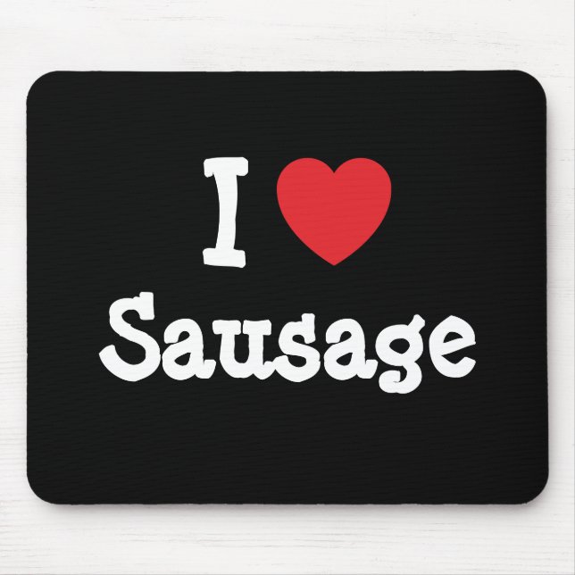 I Liebe T - Shirt Mousepad (Vorne)