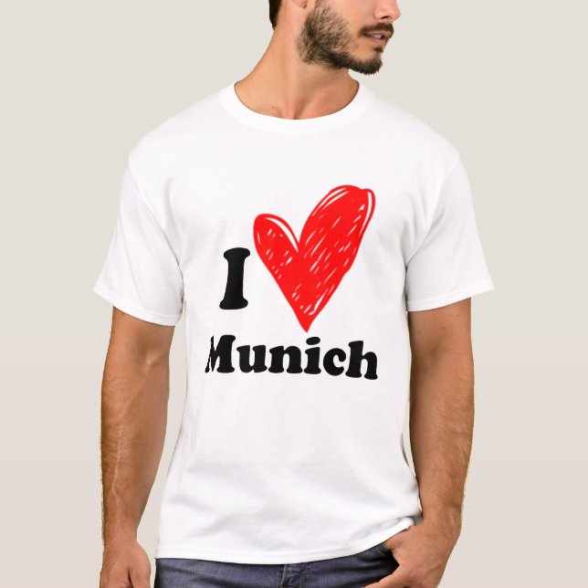 I Liebe T - Shirt München (Vorderseite)