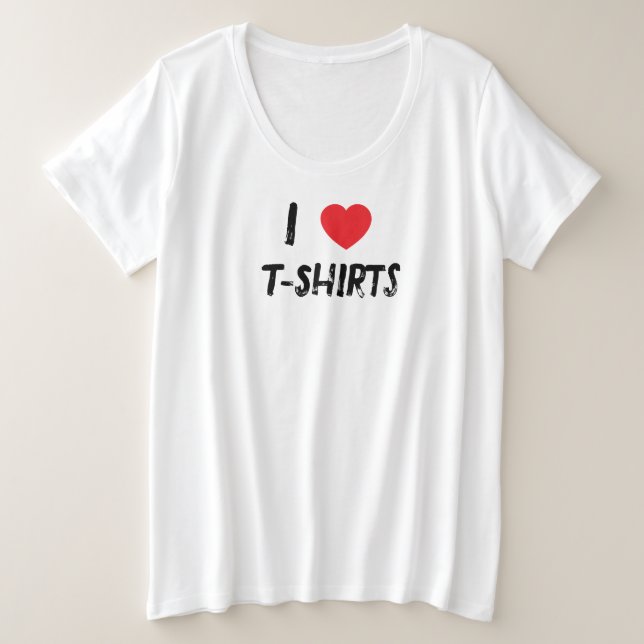 I LIEBE T - SHIRT T - SHIRT (Design vorne)