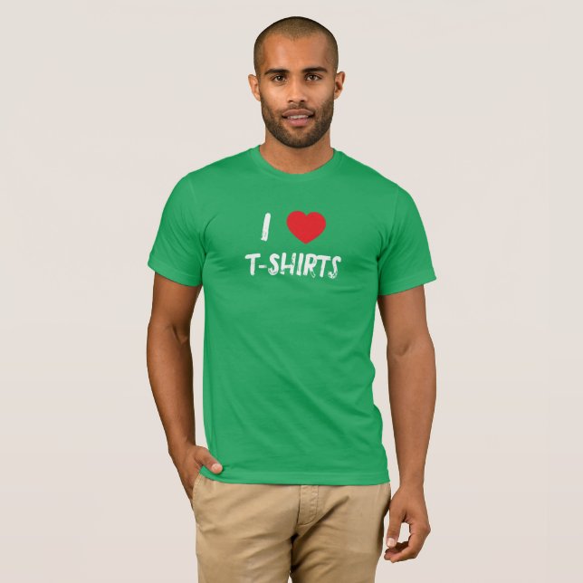 I LIEBE T - SHIRT T - SHIRT (Vorne ganz)