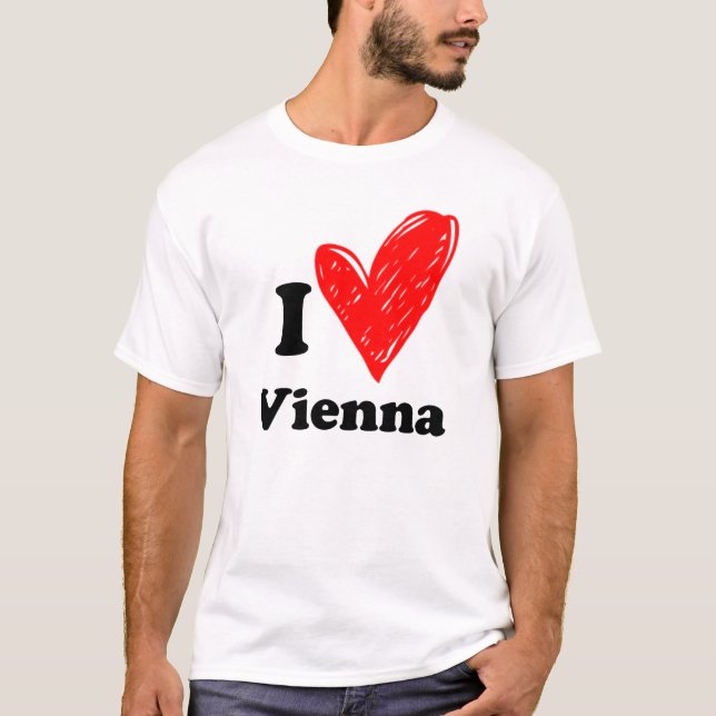 I Liebe T - Shirt Wien (Vorderseite)