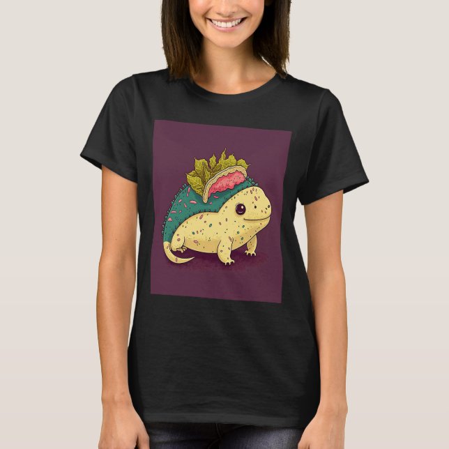 I Liebe Tacos Morphed Axolotl Taco 1 T-Shirt (Vorderseite)