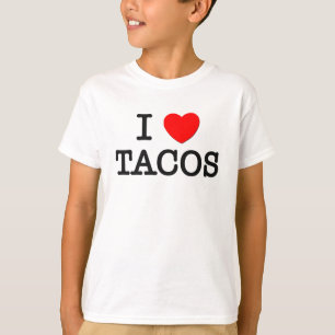 I Liebe TACOS (Nahrung) T-Shirt