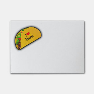 I Liebe Tacos Post-it Klebezettel