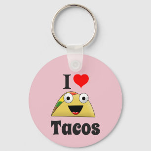 I Liebe Tacos Schlüsselanhänger