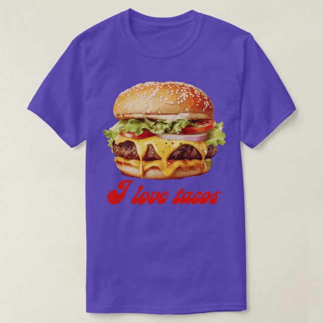 I Liebe Tacos T-Shirt (Design vorne)