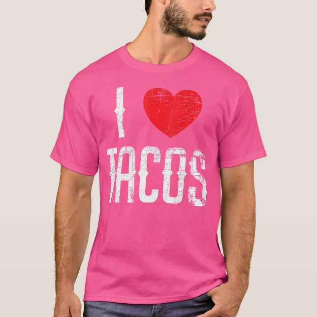 I Liebe Tacos T-Shirt (Vorderseite)