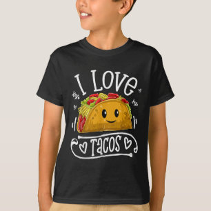 I Liebe Tacos T Shirt Cinco De Mayo Frauen Männer