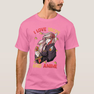 I Liebe Tacos und Anime - Kawaii Niedlich - Manga  T-Shirt