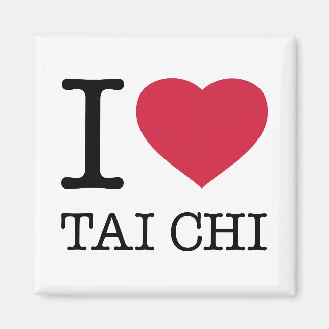 I LIEBE TAI CHI MAGNET (Vorne)