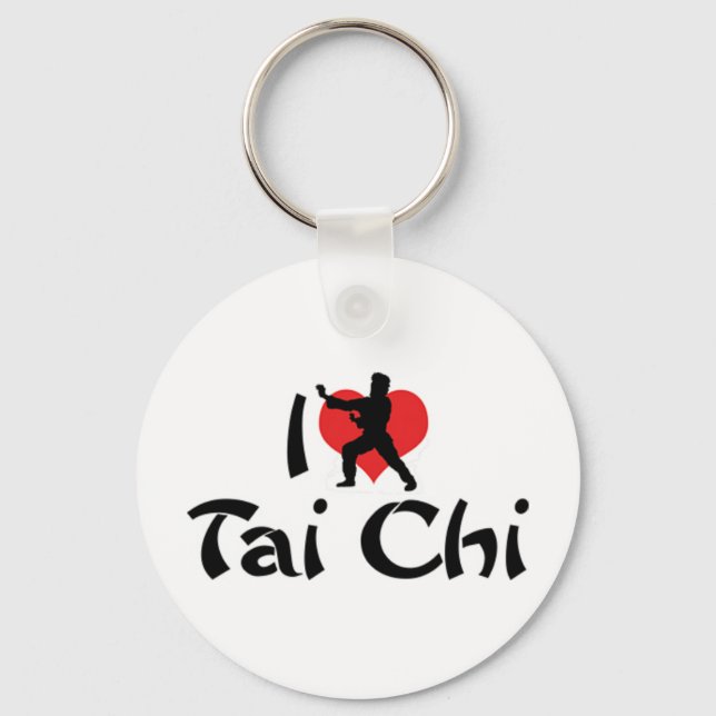I Liebe Tai Chi Schlüsselanhänger (Vorderseite)