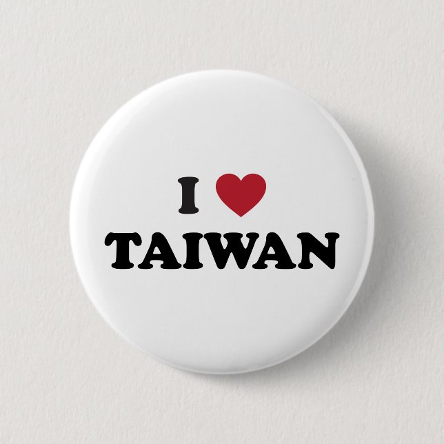 I Liebe Taiwan Button (Vorderseite)