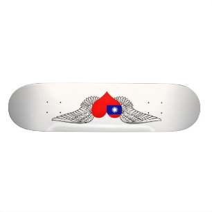 I Liebe Taiwan - Flügel Skateboard