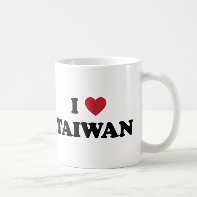 I Liebe Taiwan Tasse (Rechts)