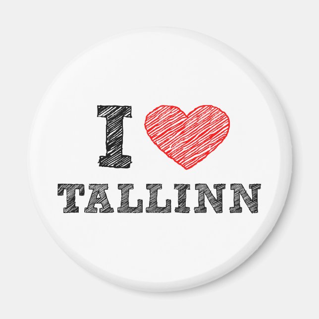 I Liebe Talinn Magnet (Vorne)