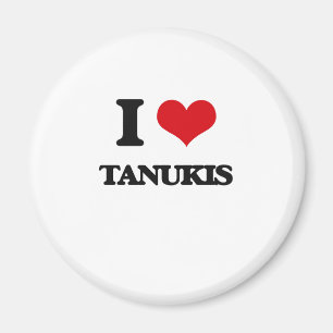 I Liebe Tanukis Magnet