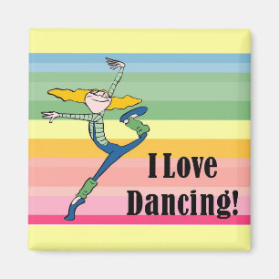 I Liebe Tanzmagnet Magnet