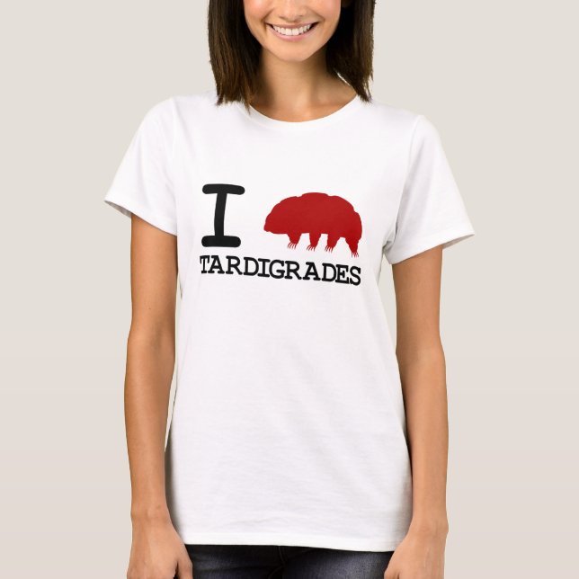 I Liebe Tardigrades T-Shirt (Vorderseite)