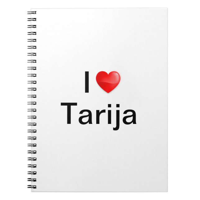 I Liebe Tarija Notizblock (Vorderseite)