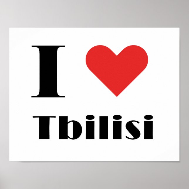 I Liebe Tbilisi Poster (Vorne)