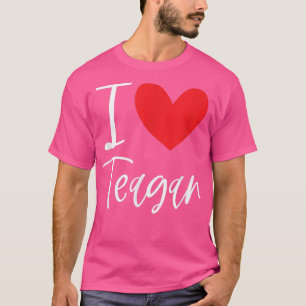 I Liebe Teagenname Personalisiert Girl BESTE FREUN T-Shirt