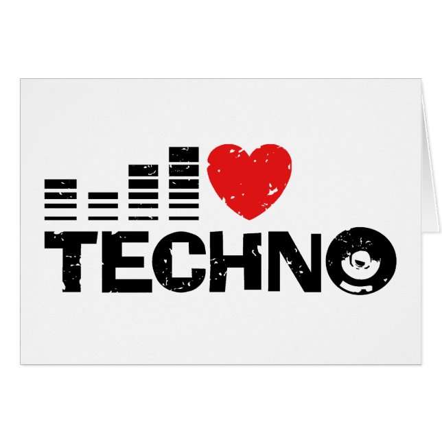 I Liebe Techno (Vorderseite (Horizontal))