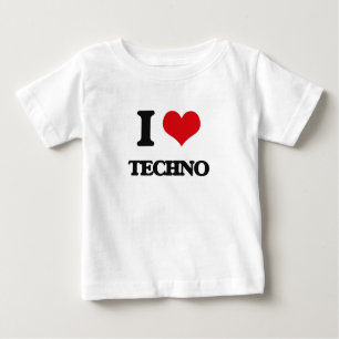 I Liebe TECHNO Baby T-shirt