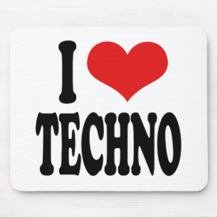 I Liebe Techno Mousepad