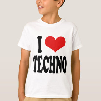 I Liebe Techno T-Shirt