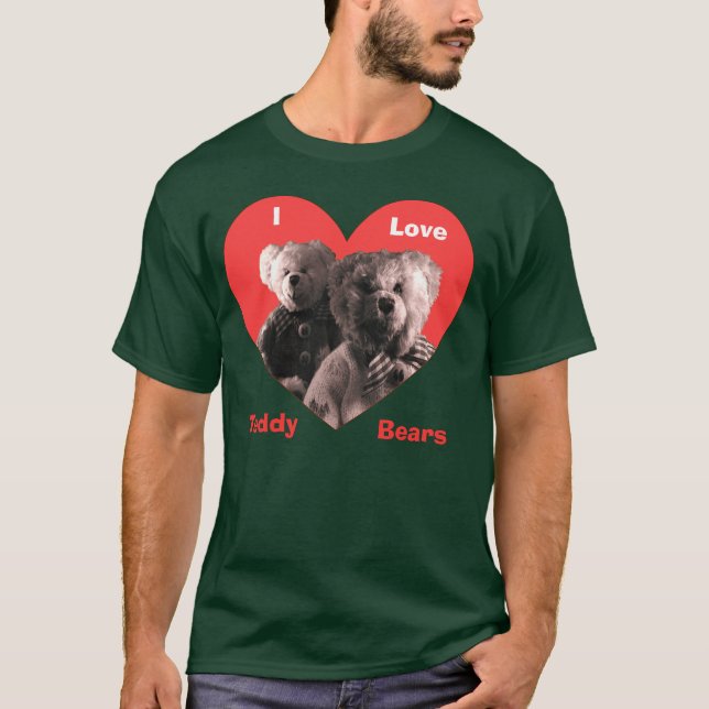 I Liebe-Teddy-Bären T-Shirt (Vorderseite)