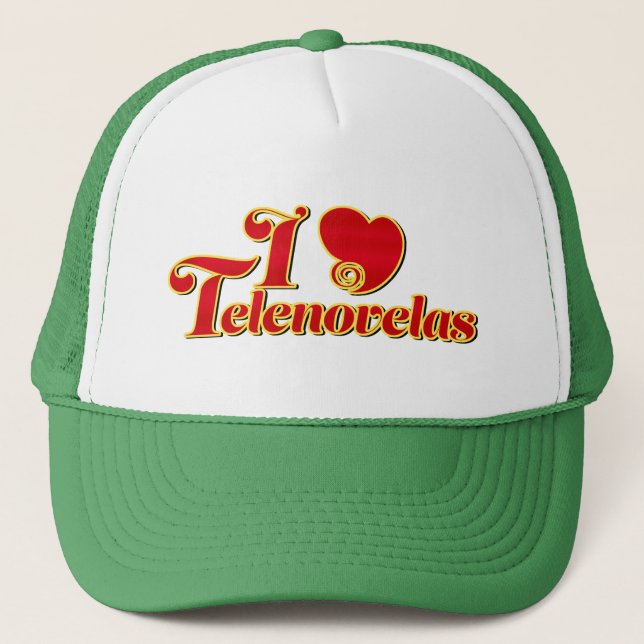 I Liebe Telenovelas Truckerkappe (Vorderseite)