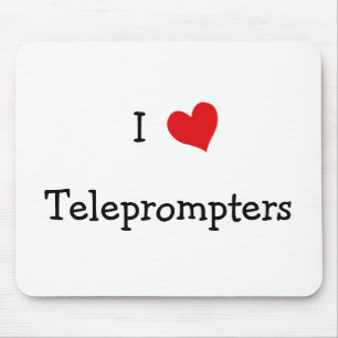 I Liebe Teleprompter Mousepad