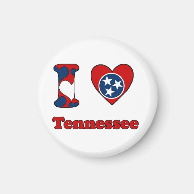 I Liebe Tennessee Magnet (Vorne)