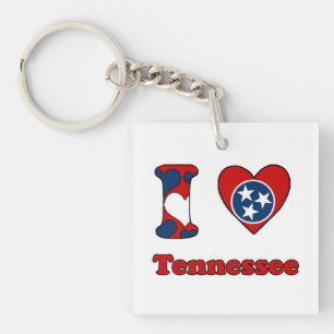 I Liebe Tennessee Schlüsselanhänger