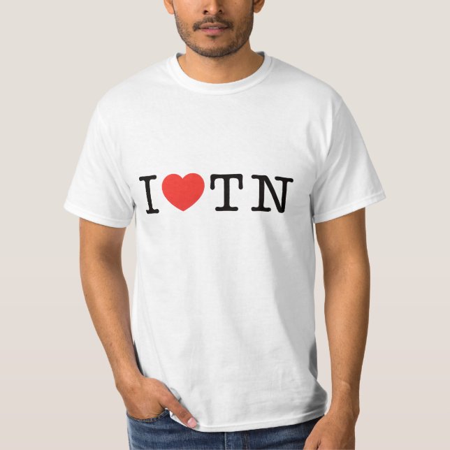 I LIEBE Tennessee T-Shirt (Vorderseite)