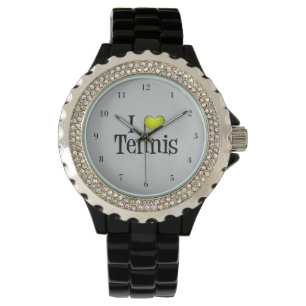I Liebe Tennis Armbanduhr