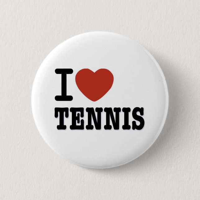 I LIEBE-TENNIS BUTTON (Vorderseite)