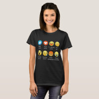 I Liebe-Tennis Emoji Emoticon-Grafik-T-Shirt