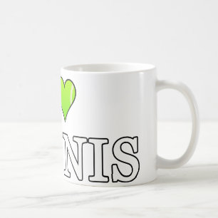 I Liebe Tennis Tasse